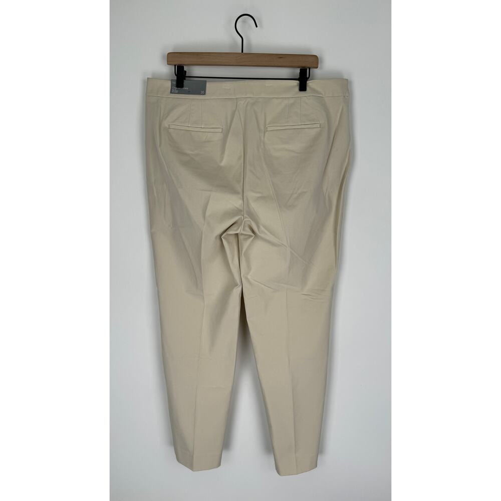 Talbots Cream Ankle Pants - Picture 4 of 10